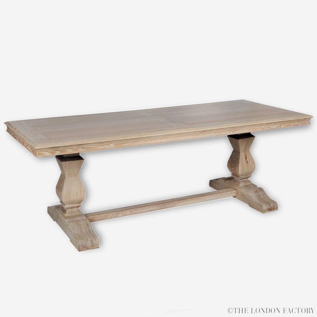 Trestle farmhouse store dining table